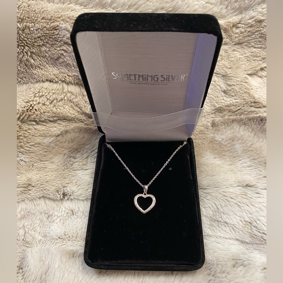 Somthing Silver Jewelry - 💝Sterling Silver Beautiful Heart Necklace From Something Silver